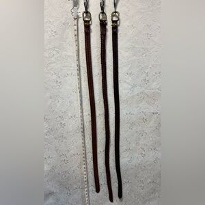 Men's Braided Leather Key Leash - Brown